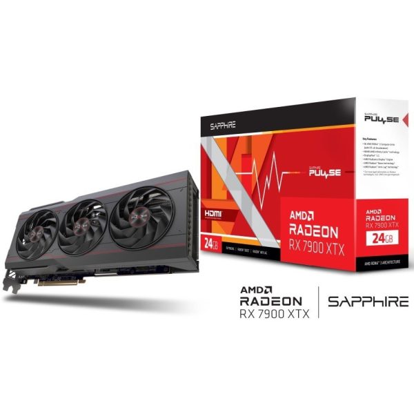 کارت گرافیک برند سفایر پلاس 24 گیگابایت | SAPPHIRE RX 7900 XTX Pulse OC 24GB