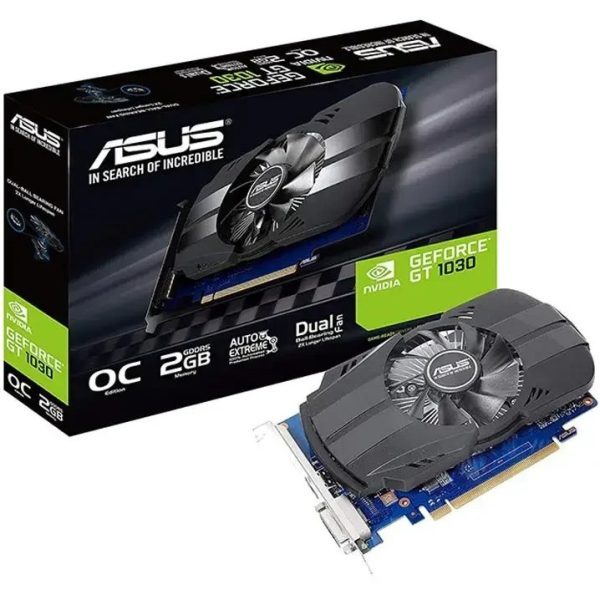 کارت گرافیک برند ایسوس 2 گیگابایت | ASUS GT 1030 Phoenix OC 2GB