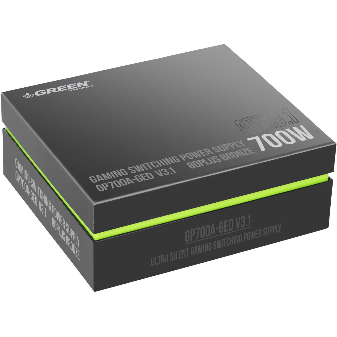منبع تغذیه کامپیوتر برند گرین مدل Green GP700A-GED