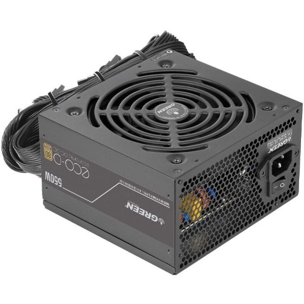 منبع تغذیه کامپیوتر برند گرین مدل Green GP550A-ECO D