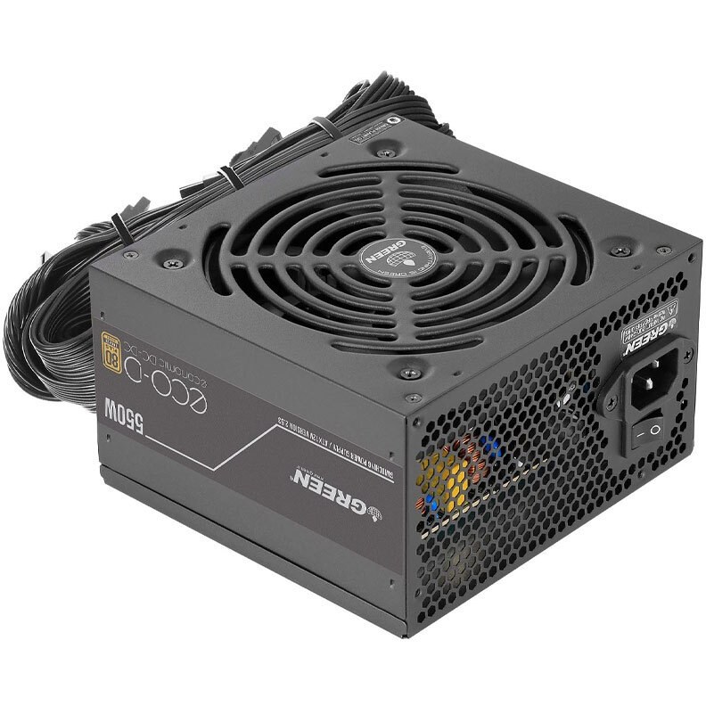 منبع تغذیه کامپیوتر برند گرین مدل Green GP550A-ECO D