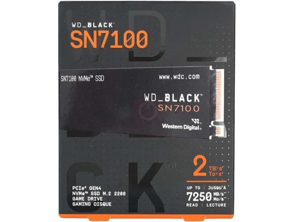 اس اس دی اینترنال M.2 NVMe برند وسترن دیجیتال مدل Western Digital SN7100 ظرفیت 2 ترابایت