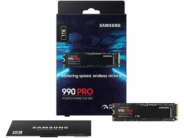 اس اس دی اینترنال M.2 NVMe برند سامسونگ مدل Samsung 990 Pro ظرفیت 1 ترابایت