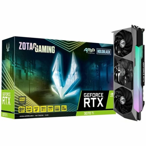 کارت گرافیک برند زوتک اکستریم هولو 8 گیگابایت | ZOTAC RTX 3070 Ti AMP Etxtreme HOLO 8GB