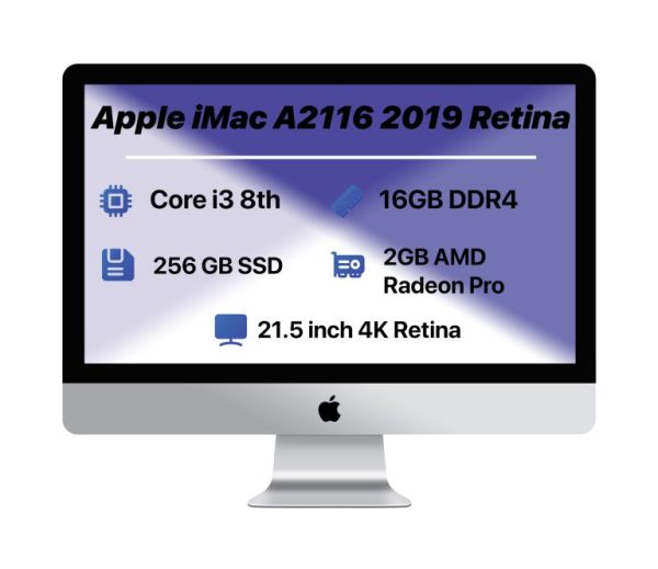 آی مک 21.5 اینچ مدل Apple iMac 2019 i3 8th