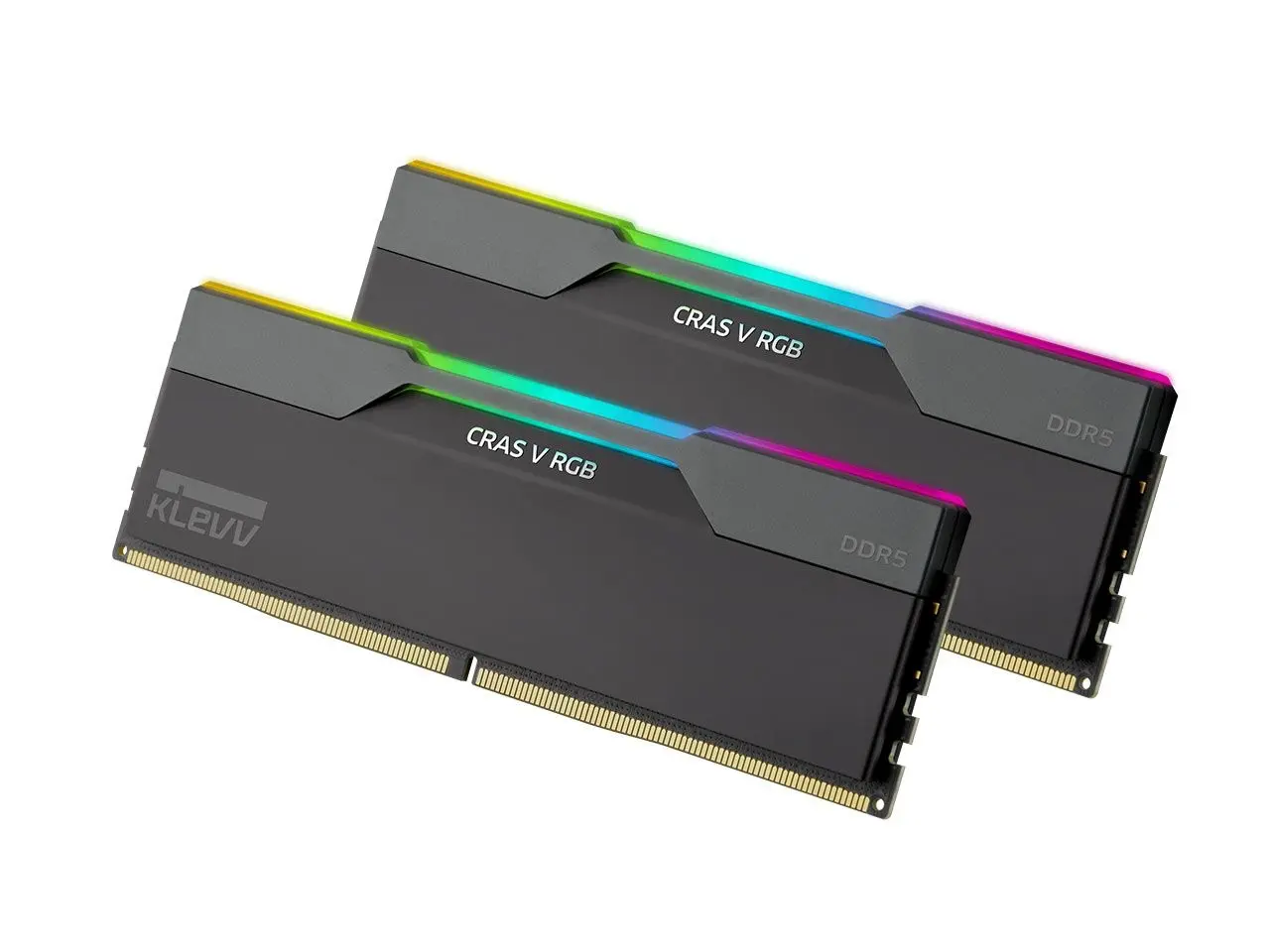 رم کامپیوتر DDR5 کلو 7600 مگاهرتز ظرفیت 32 گیگابایت | KLEVV Cras V RGB 7600MHz DDR5 32GB - Image 3