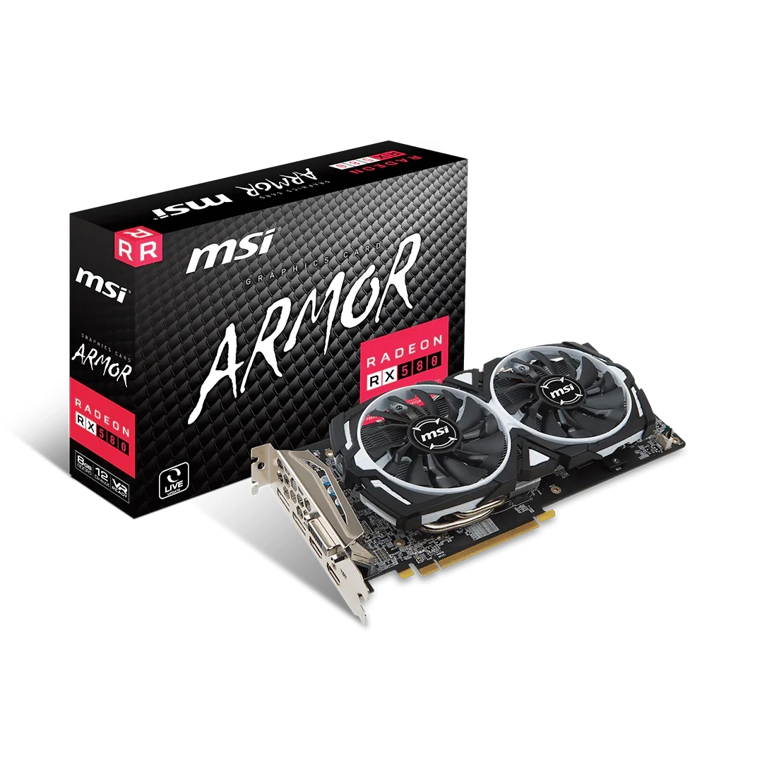 کارت گرافیک برند ام اس آی آرمور 8 گیگابایت | MSI ARMOR RX 580 8GB