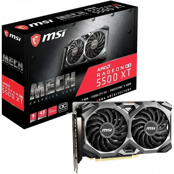 کارت گرافیک برند ام اس آی 8 گیگابایت | MSI RX 5500 XT MECH OC 8GB