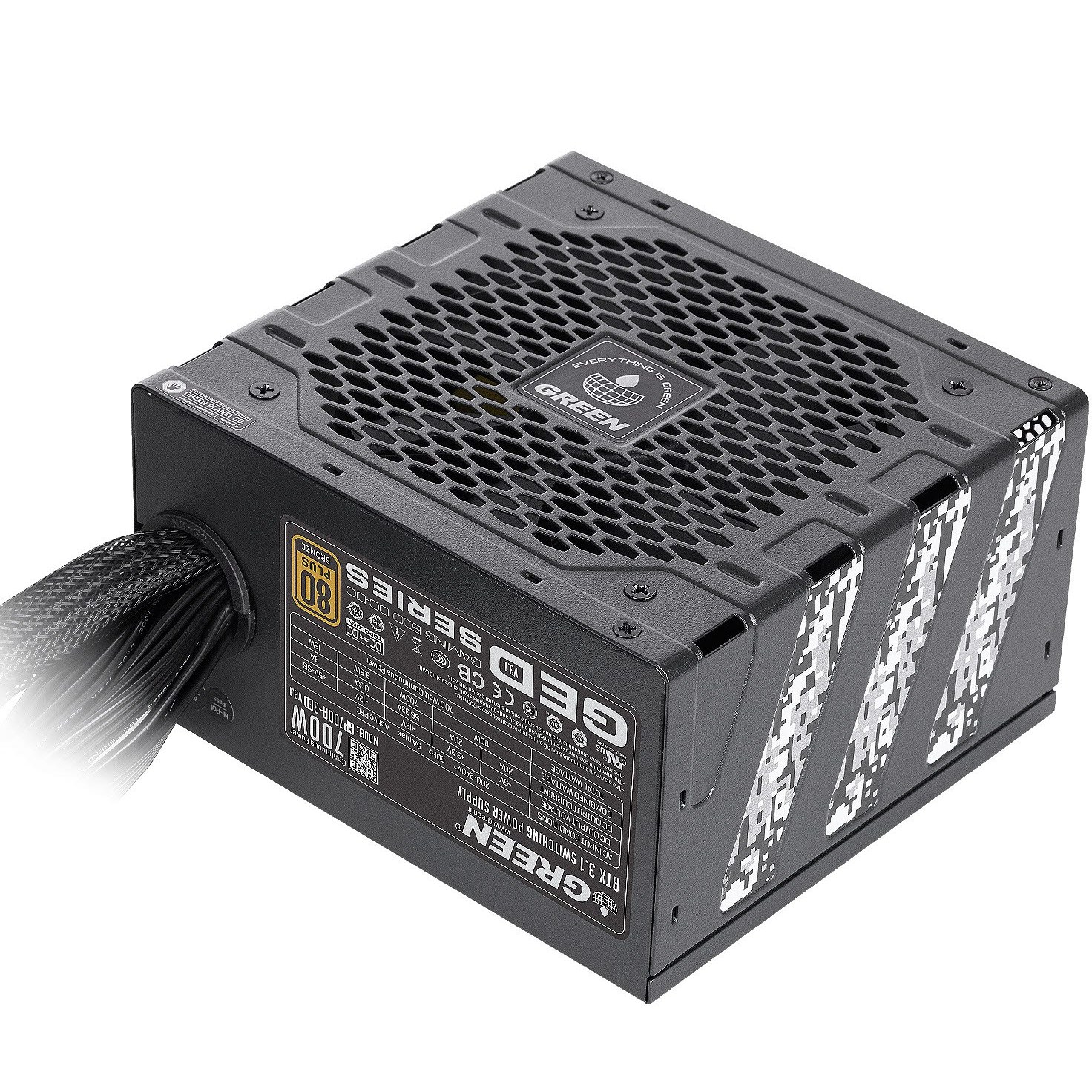 منبع تغذیه کامپیوتر برند گرین مدل Green GP700A-GED - Image 3