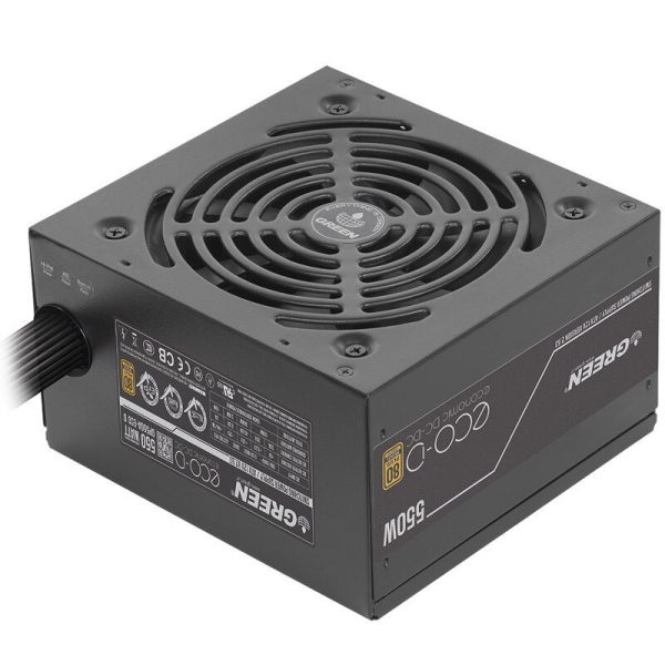 منبع تغذیه کامپیوتر برند گرین مدل Green GP550A-ECO D