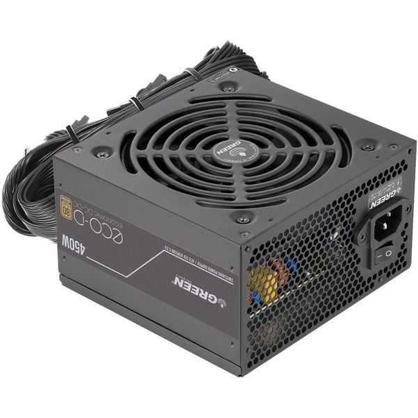 منبع تغذیه کامپیوتر برند گرین مدل Green GP450A-ECO D