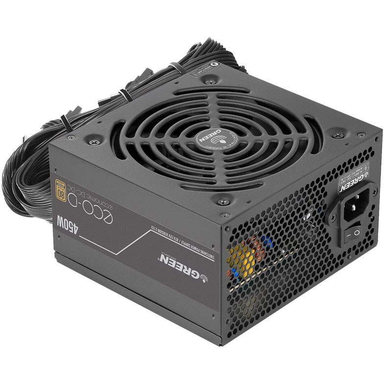منبع تغذیه کامپیوتر برند گرین مدل Green GP450A-ECO D - Image 2