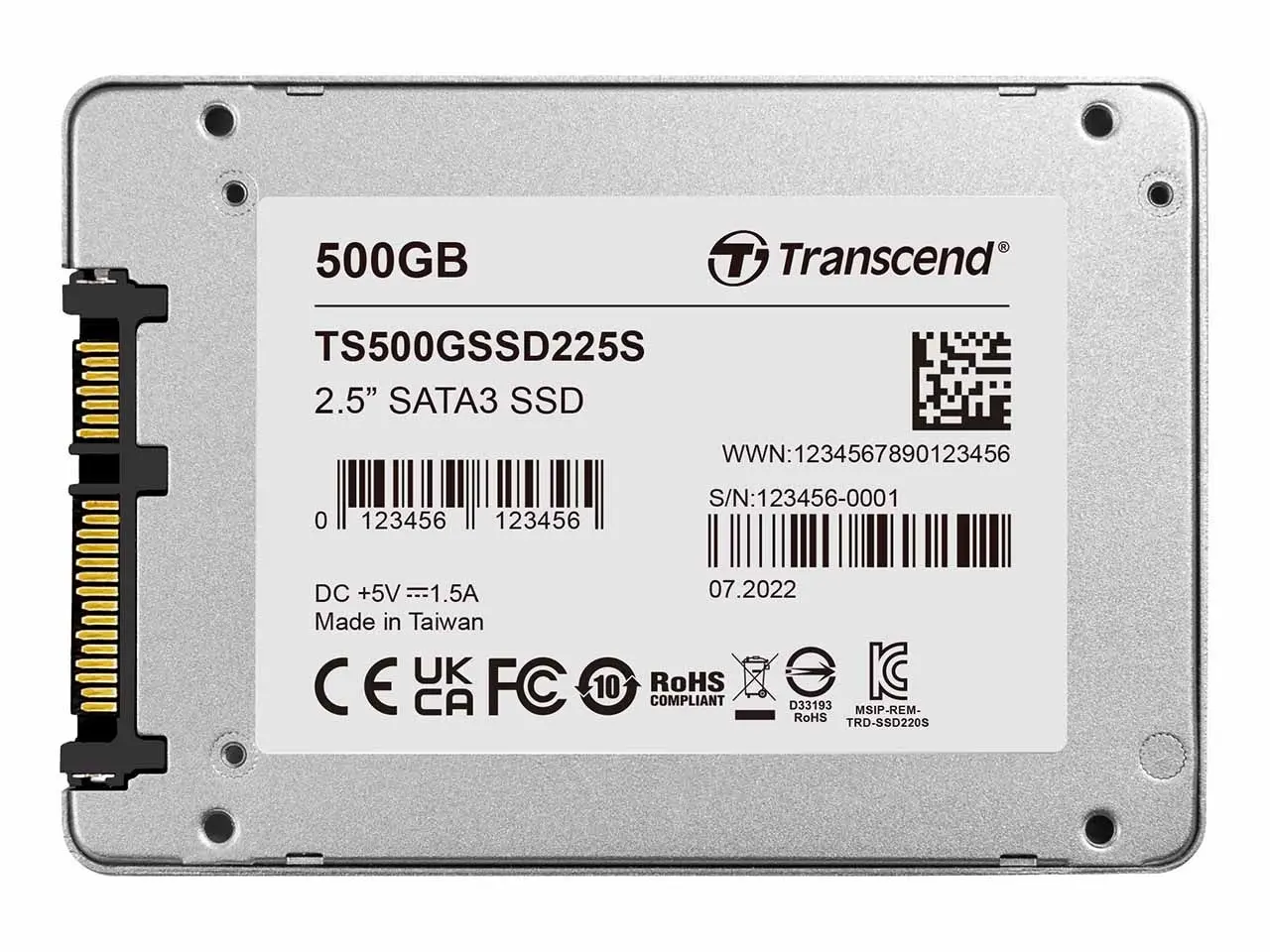 اس اس دی اینترنال برند ترنسند مدل Transcend SSD225S ظرفیت 500 گیگابایت - Image 3