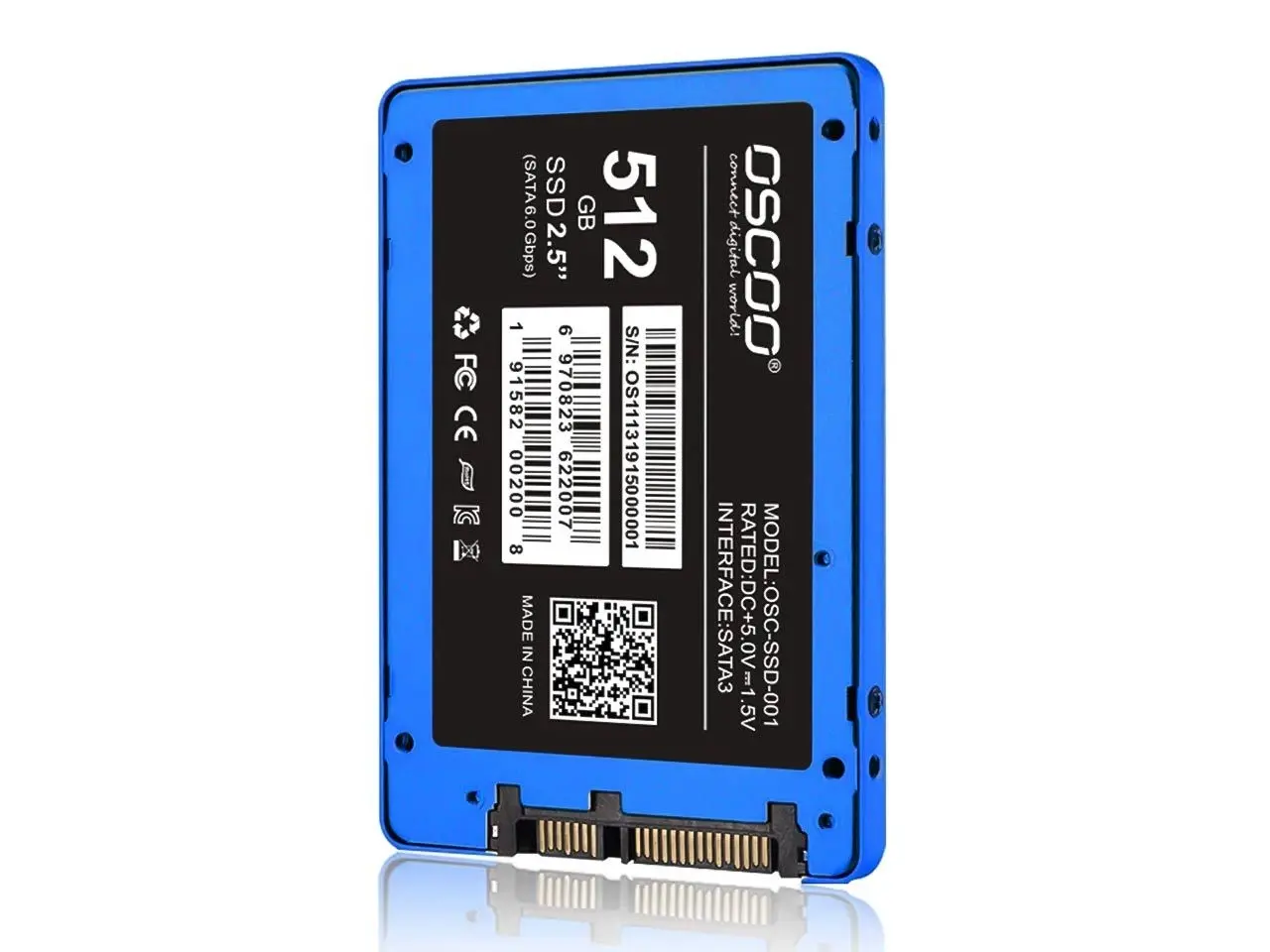 اس اس دی اینترنال برند اسکو مدل OSCOO SSD-001 Blue ظرفیت 512 گیگابایت - Image 3
