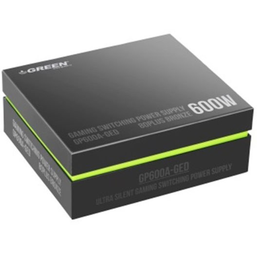 منبع تغذیه کامپیوتر برند گرین مدل Green GP600A-GED