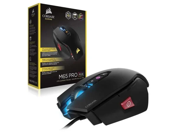 ماوس گیمینگ برند کورسیر مدل Corsair M65 Pro RGB – FPS