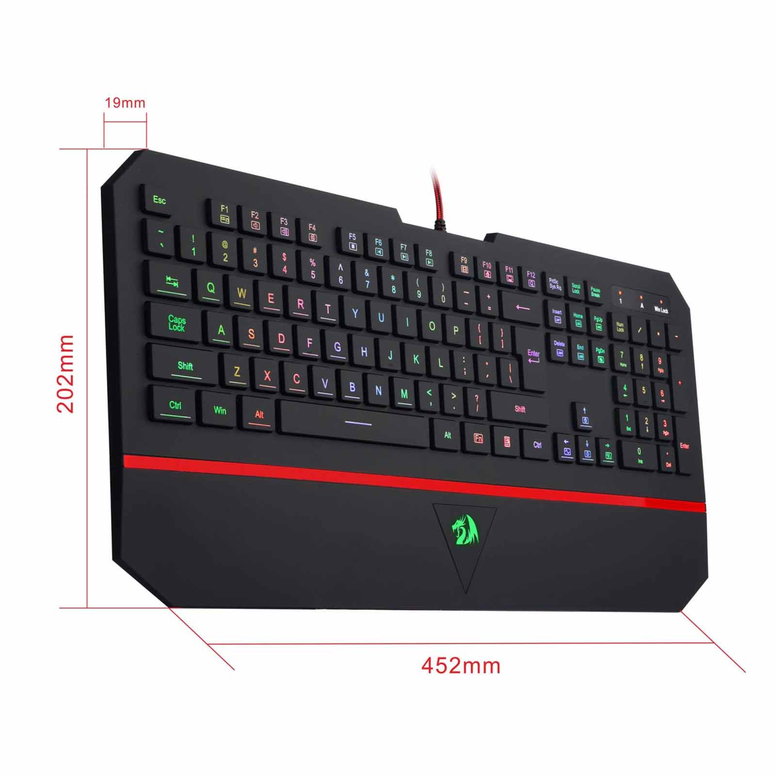 کیبورد گیمینگ برند ردراگون مدل Redragon Karura2 K502 - Image 6