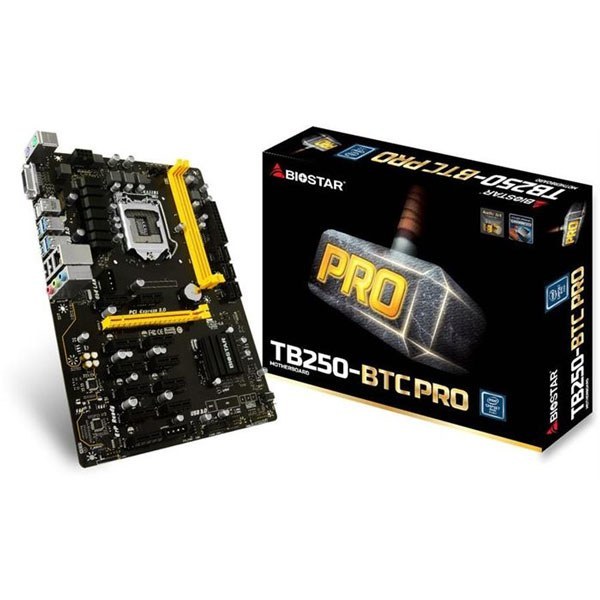 مادربرد برند بایو استار مدل BIOSTAR TB250-BTC Pro