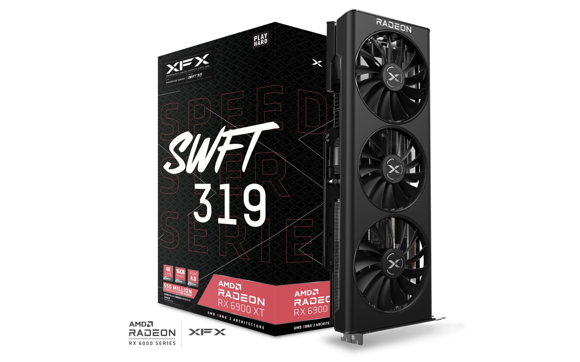 کارت گرافیک برند ایکس اف ایکس 16 گیگابایت | XFX RX 6900 XT SWFT319 16GB