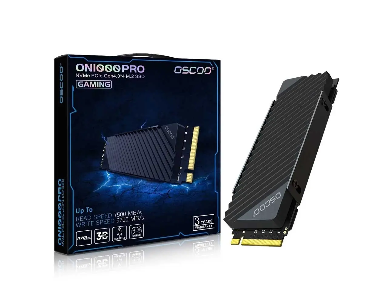 اس اس دی اینترنال M.2 NVMe برند اسکو مدل OSCOO ON1000 Pro ظرفیت 2 ترابایت