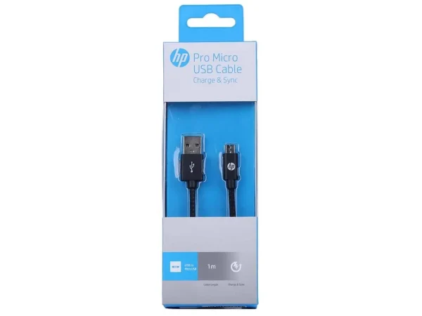 کابل تبدیل USB-A به MicroUSB برند اچ پی مدل HP Pro HP041GBBLK1TW BLK
