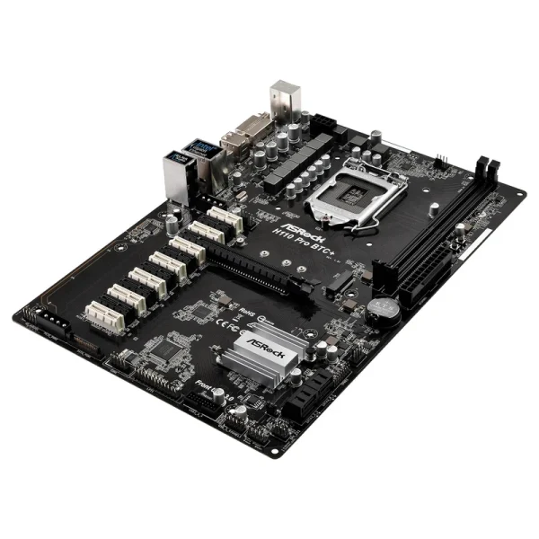 مادربرد برند ازراک مدل ASRock H110-Pro BTC Plus