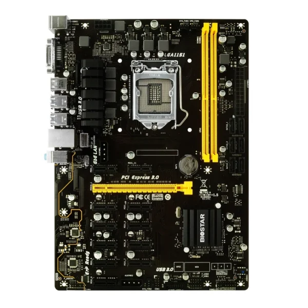 مادربرد برند بایو استار مدل BIOSTAR TB250-BTC Pro