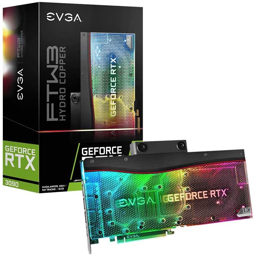 کارت گرافیک برند ای وی جی ای هیدرو کوپر 24 گیگابایت | EVGA RTX 3090 FTW3 Hydro Copper 24GB