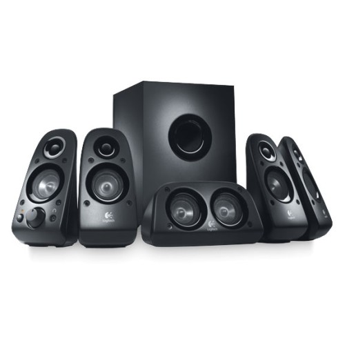 اسپیکر چند تکه 5.1 کانال برند لاجیتک به همراه ساب ووفر مدل Logitech Z506 Surround Sound Speakers