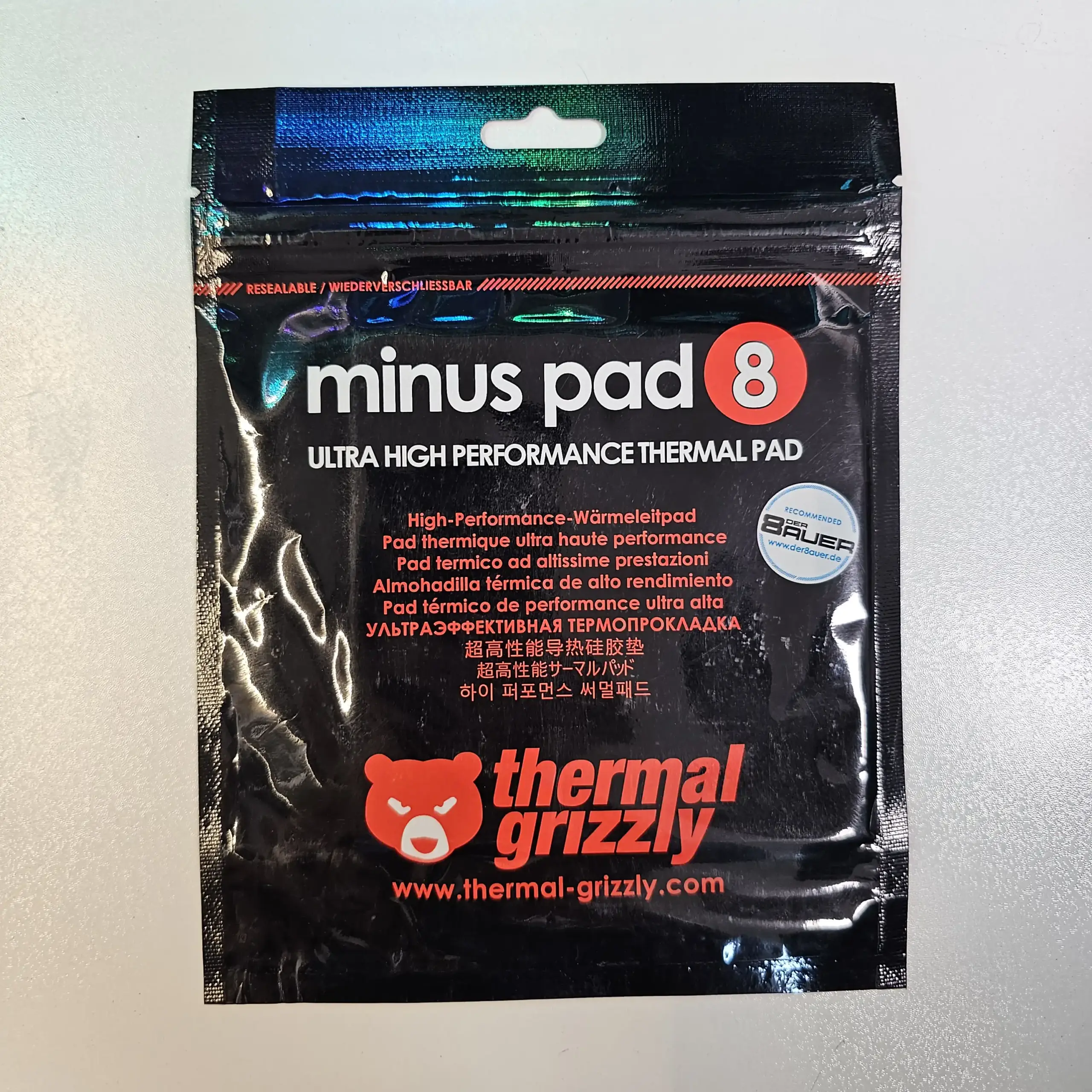 پد حرارتی ترمال گریزلی مدل Thermal Grizzly Minus Pad 8 قطر 2mm