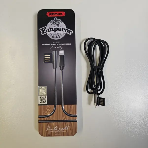 کابل USB به Lightning برند ریمکس مدل REMAX Black