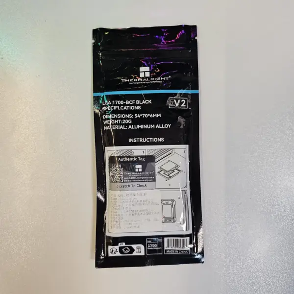 براکت ایمنی پردازنده برند ترمال رایت مدل ThermalRight LGA1700-BCF BLACK V2