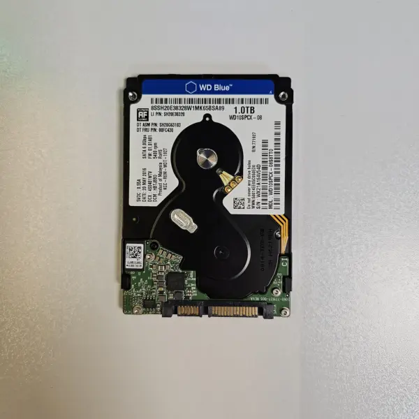 هارد اینترنال لپ تاپ برند وسترن دیجیتال مدل Western Digital WD10SPCX-08 ظرفیت 1 ترابایت