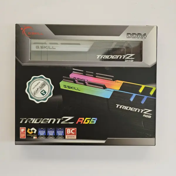 رم کامپیوتر DDR4 جی اسکیل 4000 مگاهرتز ظرفیت 64 گیگابایت دو کاناله | G.SKILL Trident Z RGB 4000MHz DDR4 64GB DUAL