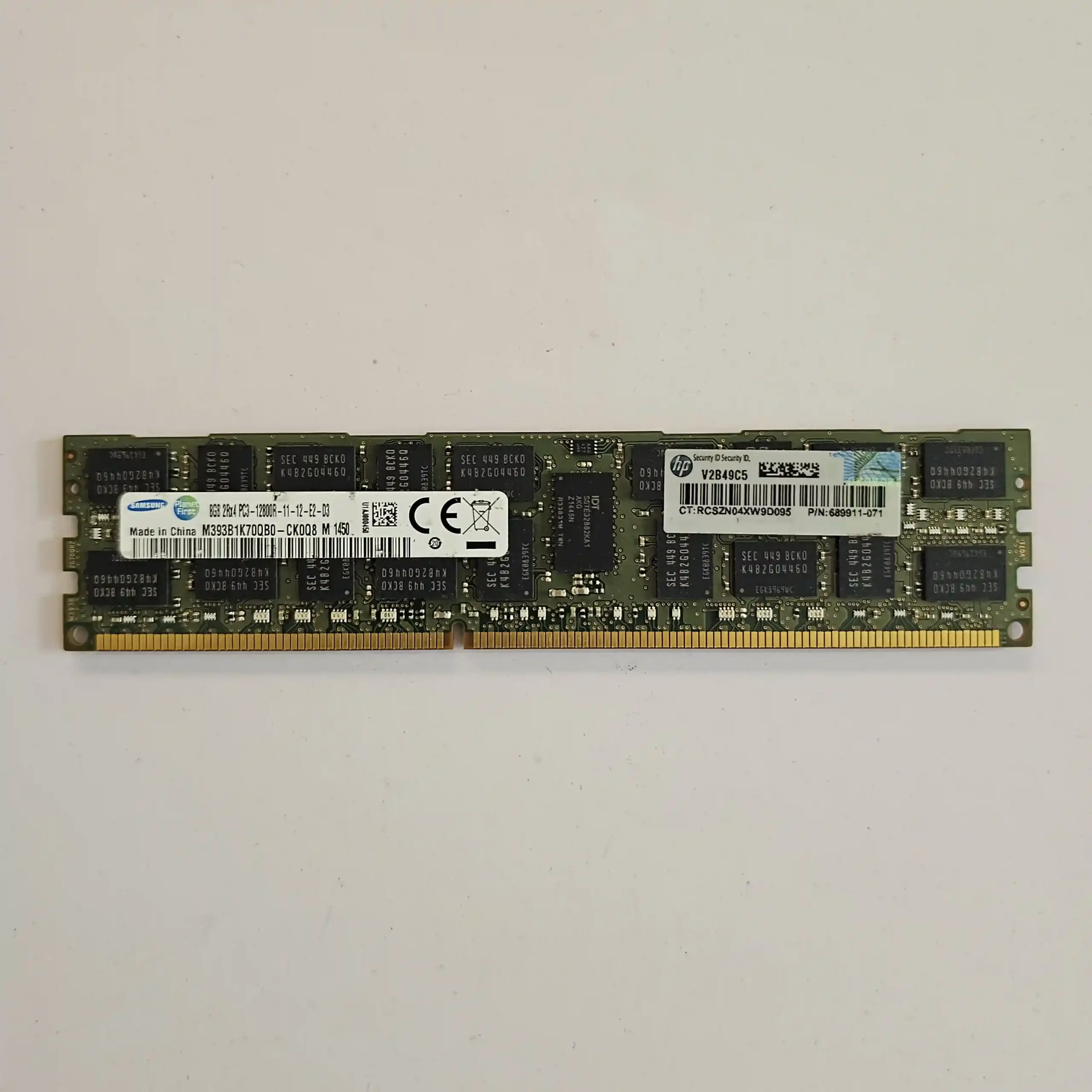 رم سرور DDR3 سامسونگ 1600 مگاهرتز ظرفیت 8 گیگابایت | SAMSUNG 1600MHz DDR3 8GB ECC