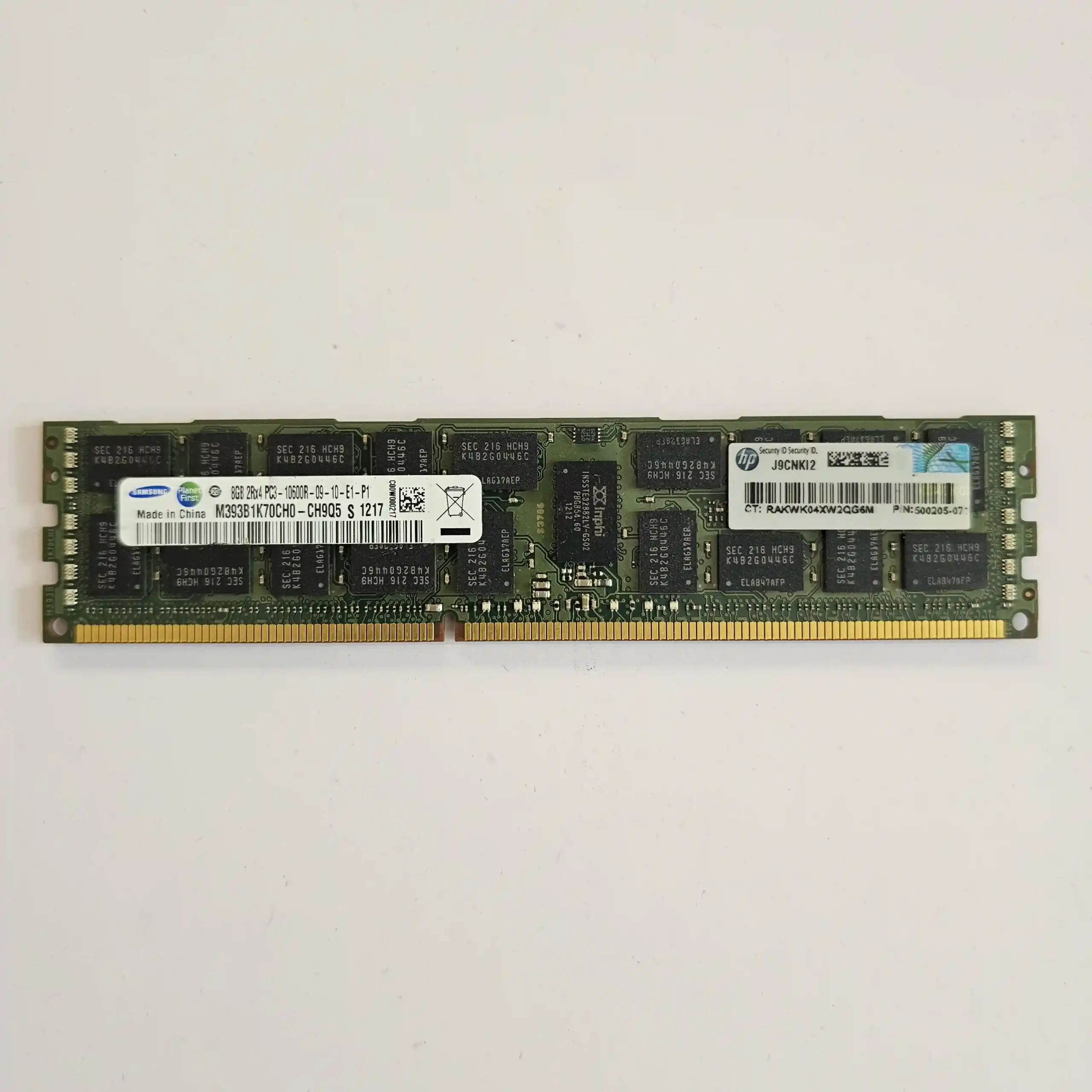 رم سرور DDR3 سامسونگ 1333 مگاهرتز ظرفیت 8 گیگابایت | SAMSUNG 1333MHz DDR3 8GB ECC