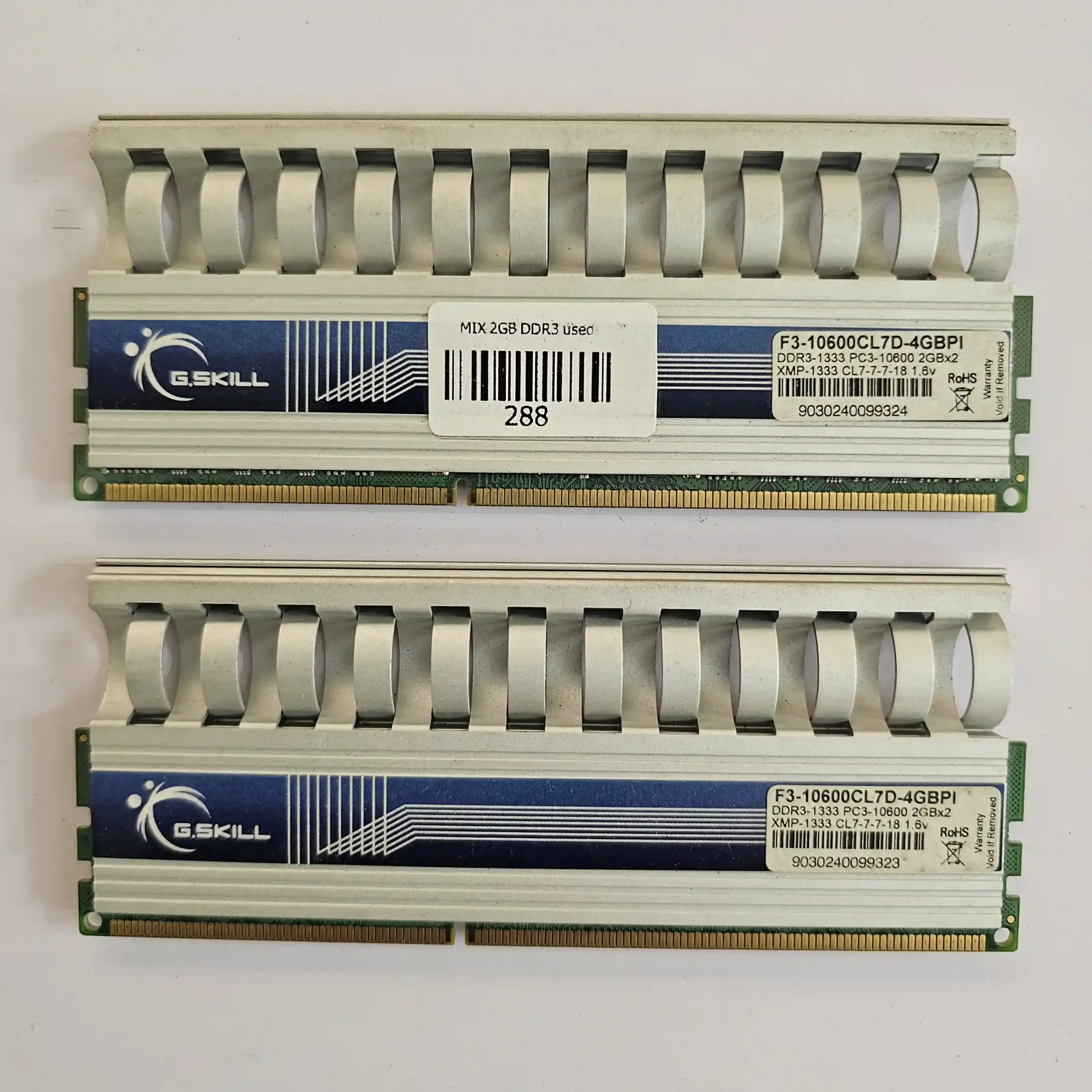 رم کامپیوتر DDR3 جی اسکیل 1333 مگاهرتز مدل PI ظرفیت 4 گیگابایت دو کاناله | G.SKILL PI 1333MHz DDR3 4GB Dual