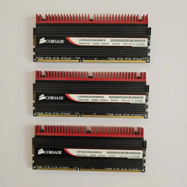 رم کامپیوتر DDR3 کورسیر 2000 مگاهرتز مدل Dominator GT ظرفیت 6 گیگابایت تریپل | Corsair Dominator GT 2000MHz DDR3 6GB Triple