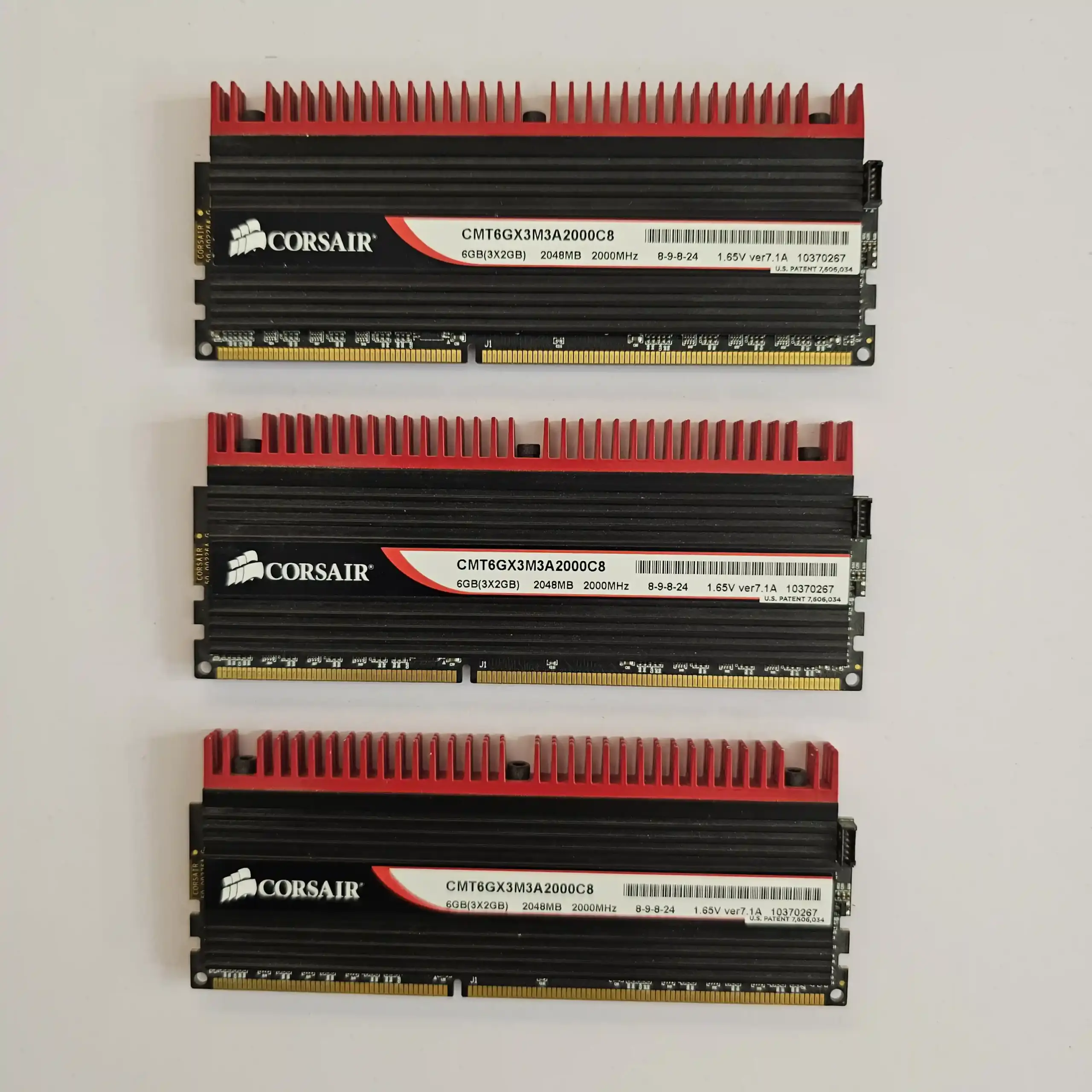 رم کامپیوتر DDR3 کورسیر 2000 مگاهرتز مدل Dominator GT ظرفیت 6 گیگابایت تریپل | Corsair Dominator GT 2000MHz DDR3 6GB Triple