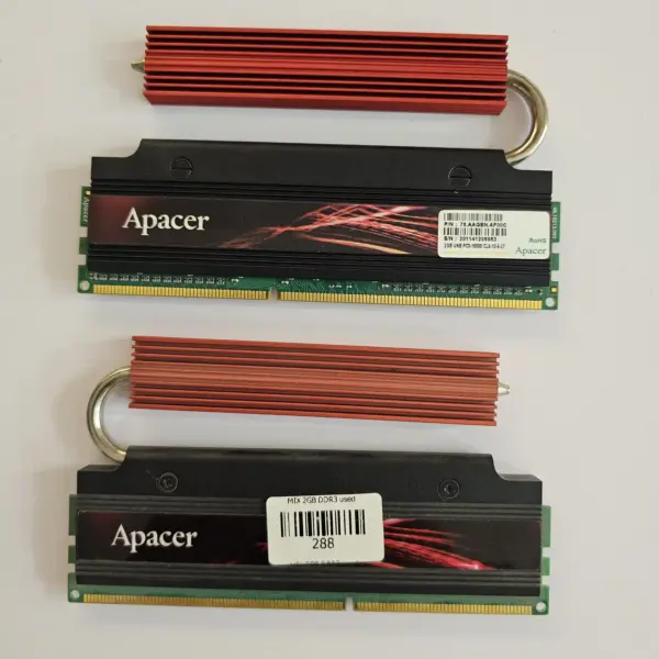 رم کامپیوتر DDR3 اپیسر 2000 مگاهرتز مدل Ares ظرفیت 4 گیگابایت دو کاناله | Apacer Ares 2000MHz DDR3 4GB Dual