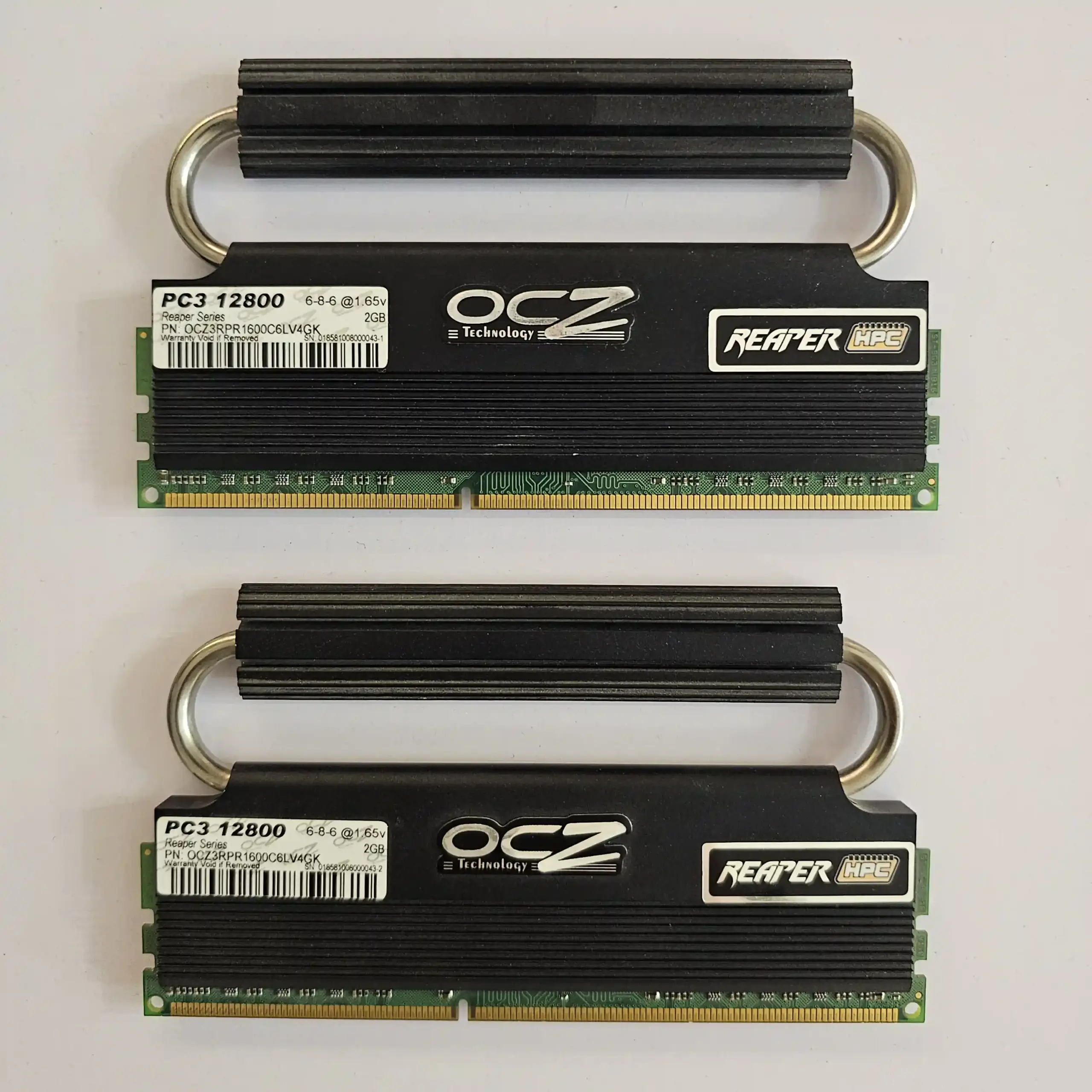 رم کامپیوتر DDR3 او سی زد 1600 مگاهرتز مدل Reaper ظرفیت 4 گیگابایت دو کاناله | OCZ Reaper 1600MHz DDR3 4GB Dual