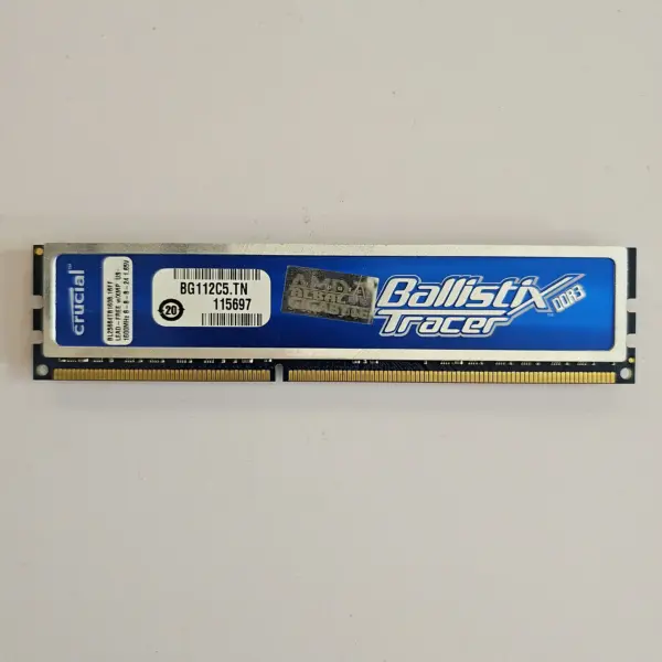 رم کامپیوتر DDR3 کروشیال 1600 مگاهرتز مدل Ballistix Tracer ظرفیت 2 گیگابایت | Crucial Ballistix Tracer 1600MHz DDR3 2GB