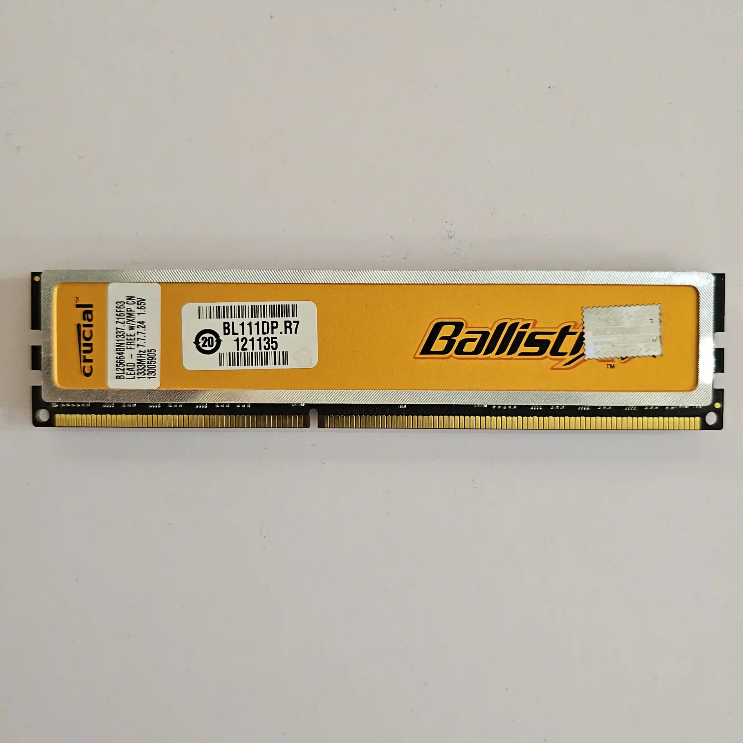 رم کامپیوتر DDR3 کروشیال 1333 مگاهرتز مدل Ballistix ظرفیت 2 گیگابایت | Crucial Ballistix 1333MHz DDR3 2GB
