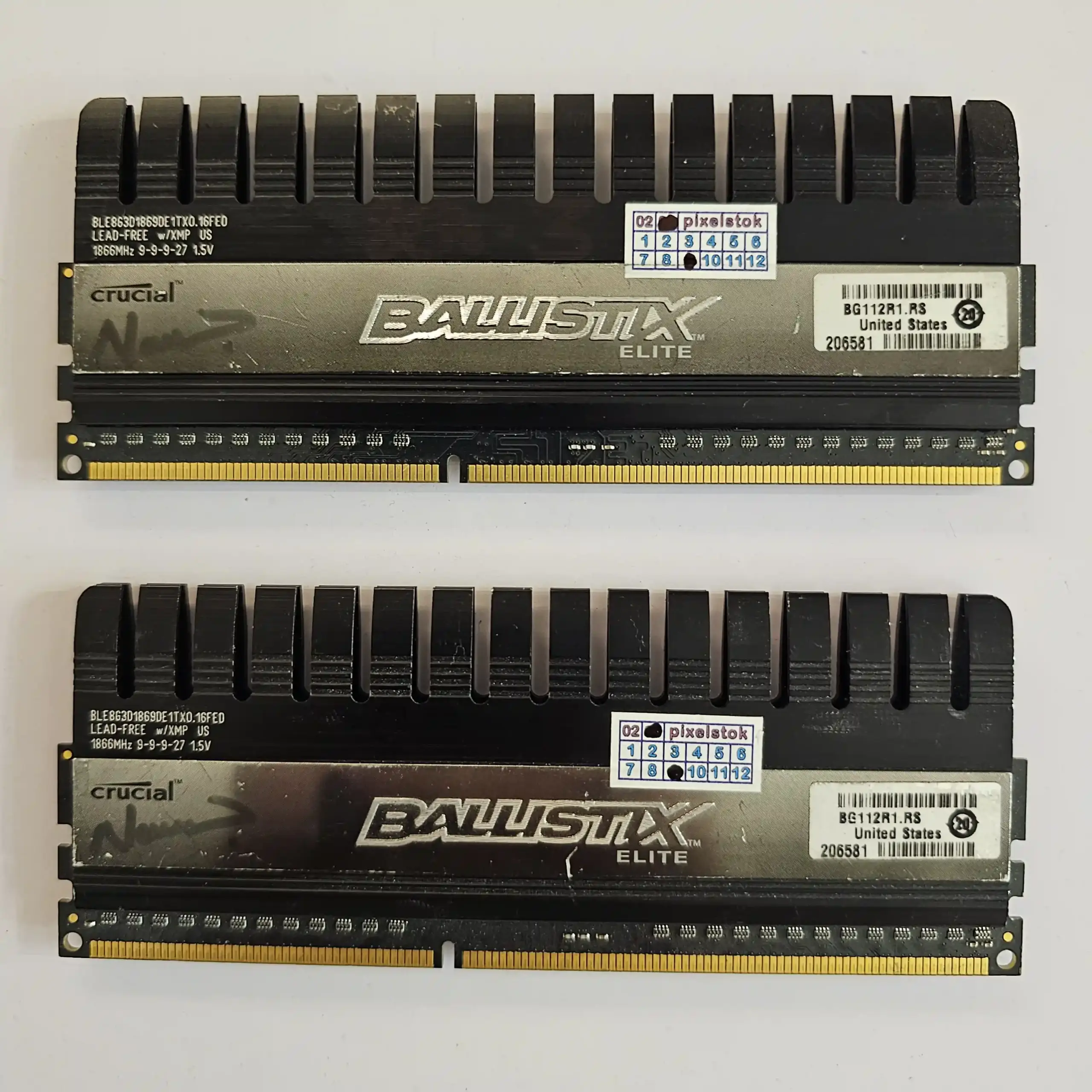 رم کامپیوتر DDR3 کروشیال 1866 مگاهرتز مدل Ballistix Elite ظرفیت 16 گیگابایت دو کاناله | Crucial Ballistix Elite 1866MHz DDR3 16GB Dual
