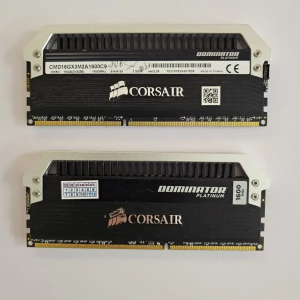 رم کامپیوتر DDR3 کورسیر 1600 مگاهرتز مدل Dominator Platinum ظرفیت 16 گیگابایت دو کاناله | Corsair Dominator Platinum 1600MHz DDR3 16GB Dual