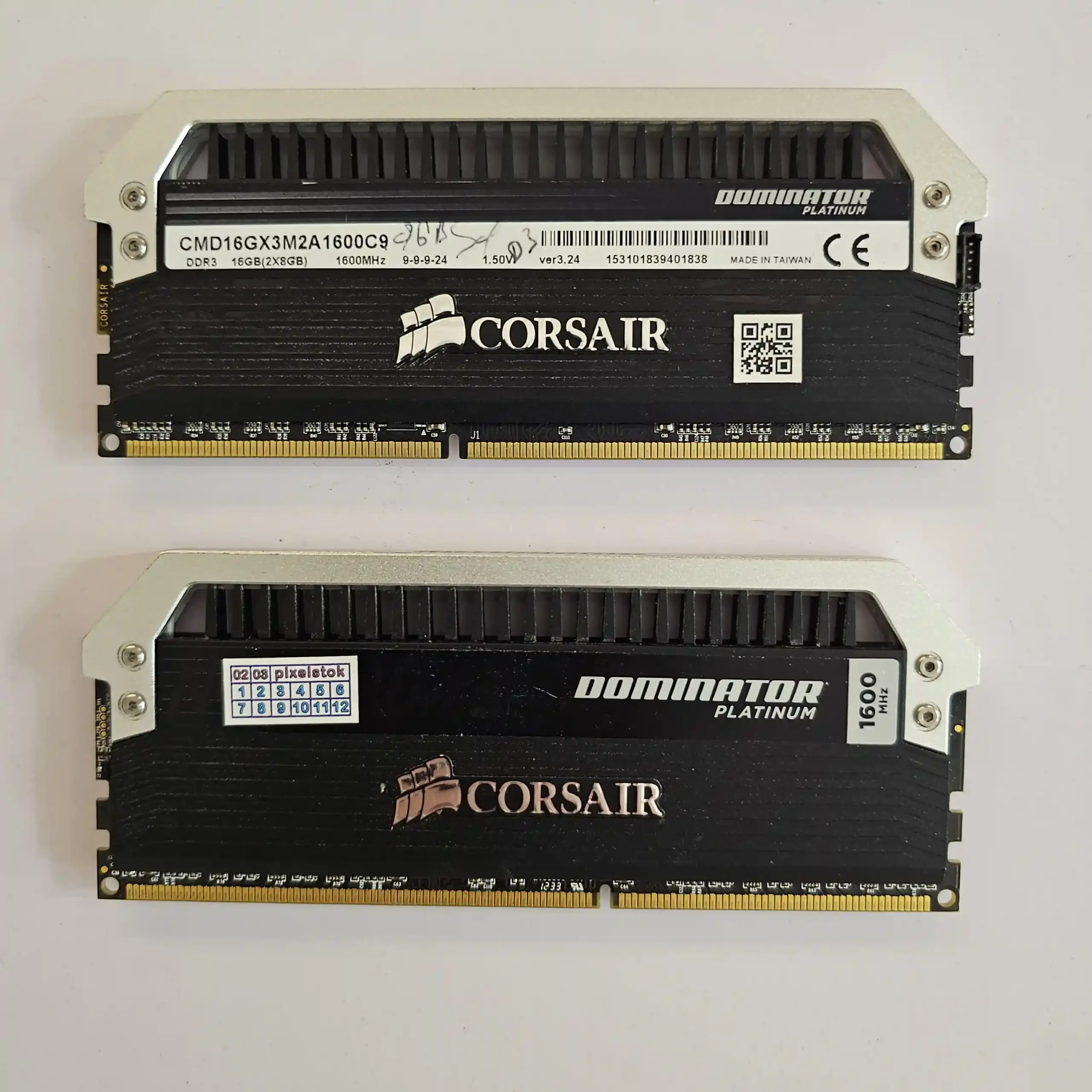 رم کامپیوتر DDR3 کورسیر 1600 مگاهرتز مدل Dominator Platinum ظرفیت 16 گیگابایت دو کاناله | Corsair Dominator Platinum 1600MHz DDR3 16GB Dual