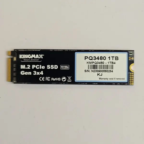 اس اس دی اینترنال M.2 NVMe برند کینگ مکس مدل Kingmax KMPQ3480 ظرفیت 1 ترابایت