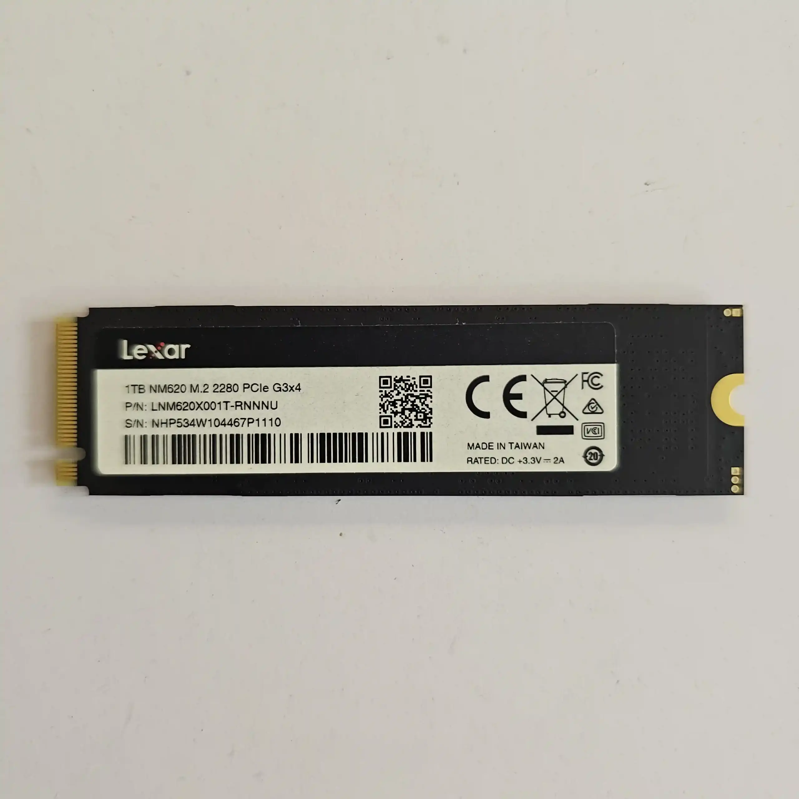 اس اس دی اینترنال M.2 NVMe برند لکسار مدل Lexar NM620 ظرفیت 1 ترابایت - Image 2