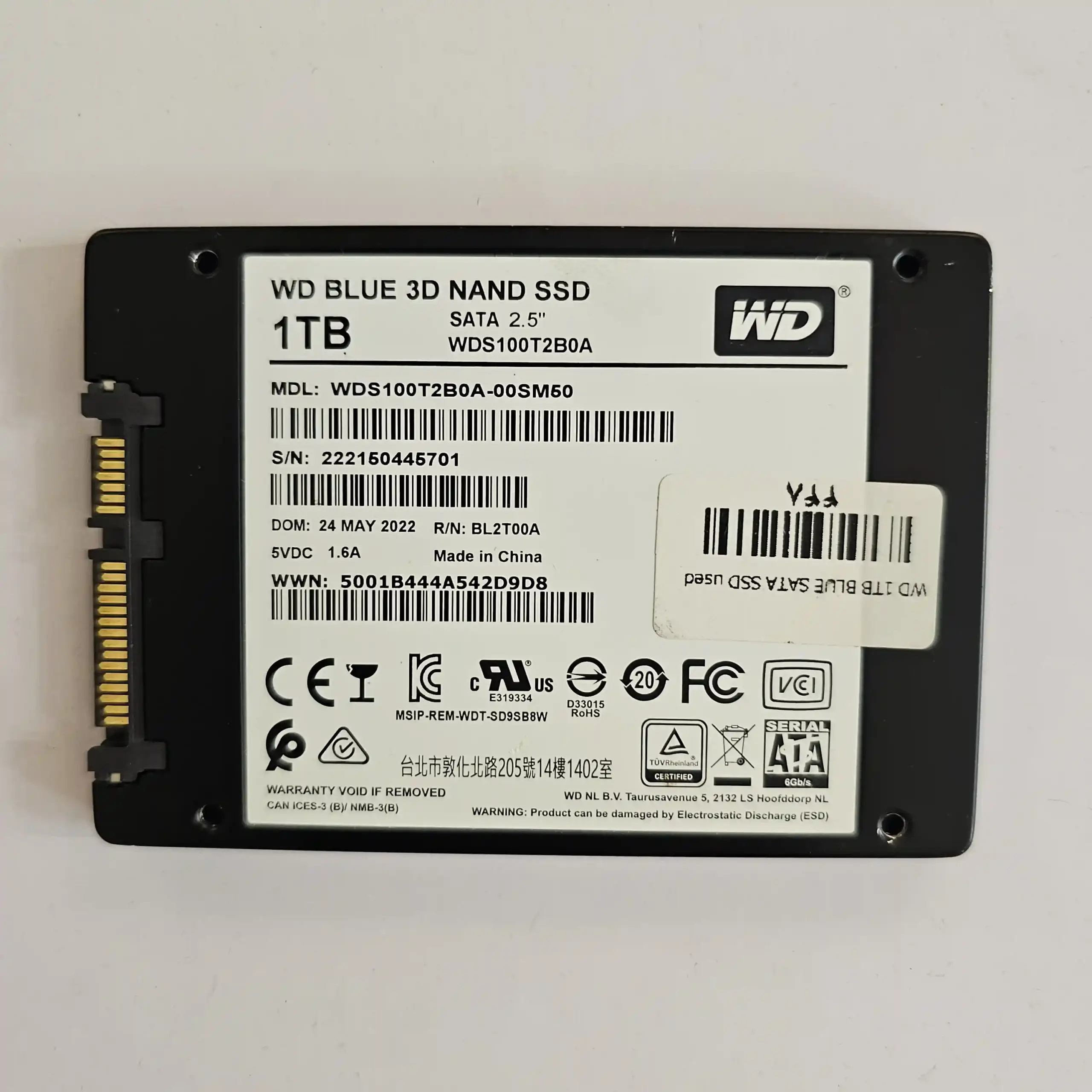 اس اس دی اینترنال برند وسترن دیجیتال مدل Western Digital Blue ظرفیت 1 ترابایت - Image 2