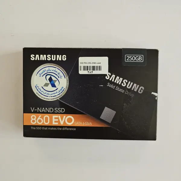 اس اس دی اینترنال برند سامسونگ مدل Samsung 860 EVO ظرفیت 250 گیگابایت